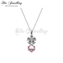 Square Coral Pendant