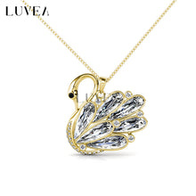 Crystal Swan Pendant