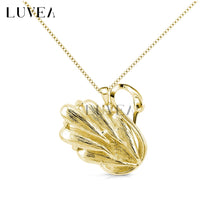 Crystal Swan Pendant