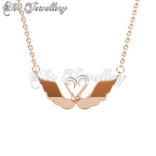 Double Swan Love Pendant