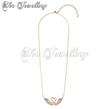 Double Swan Love Pendant