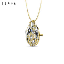 Enchanted Crystal cum Brooch Pendant