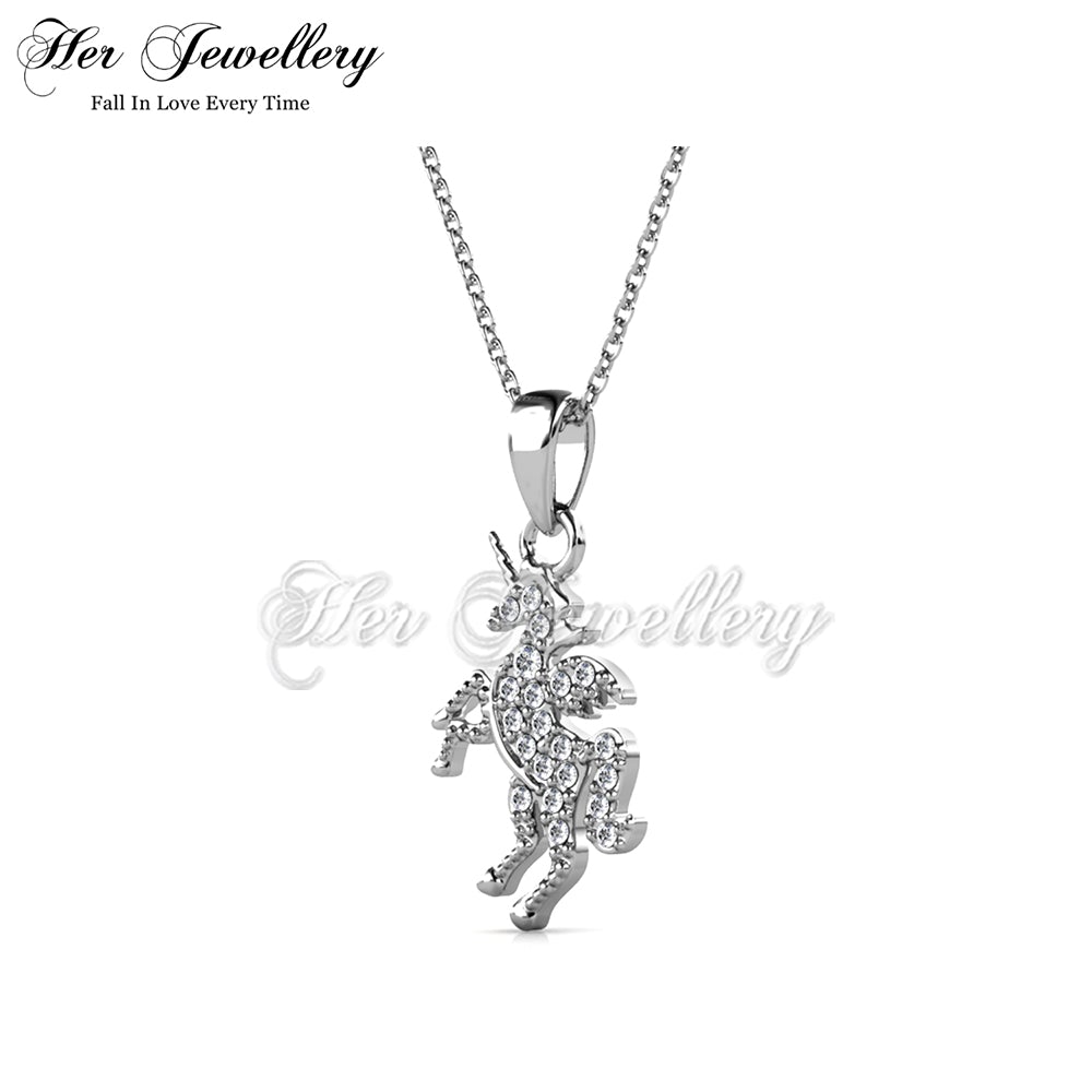 Crystal Unicorn Pendant