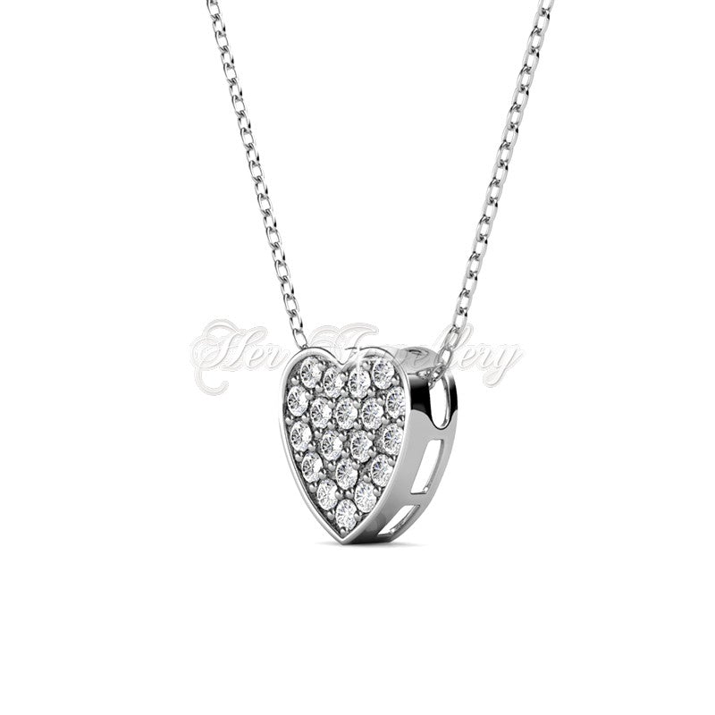 Swarovski Crystals Devoted Pendant - Her Jewellery