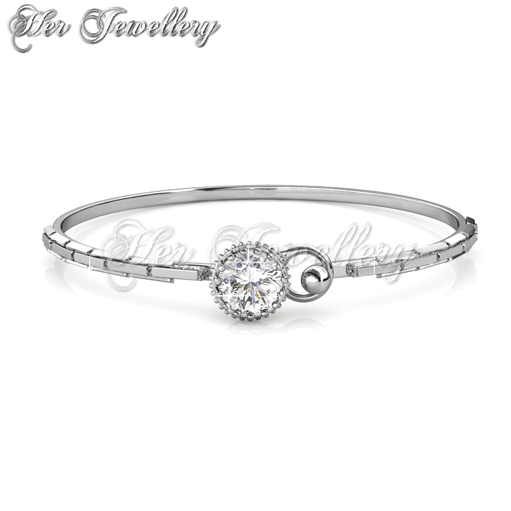 Crystal Crown Bangle
