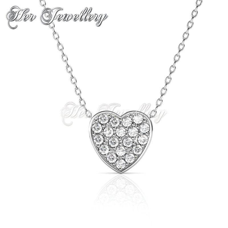 Swarovski Crystals Devoted Pendant - Her Jewellery